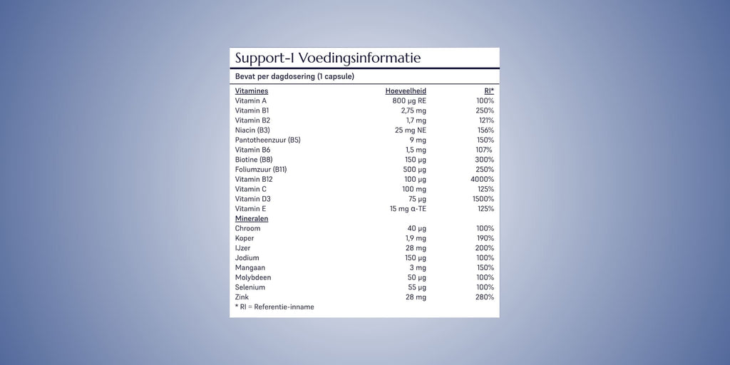 Support-1 Multivitaminen - 90 dagen